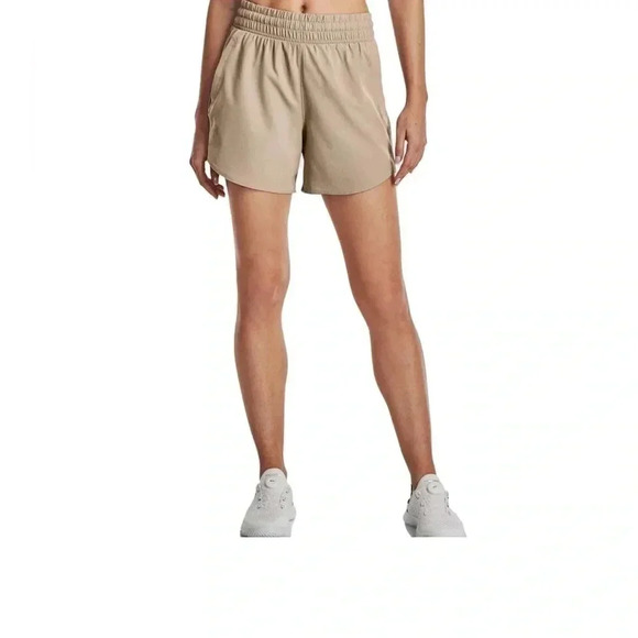 Under Armour Flex Woven 5" Loose Short in Sand Size XS - Picture 1 of 9